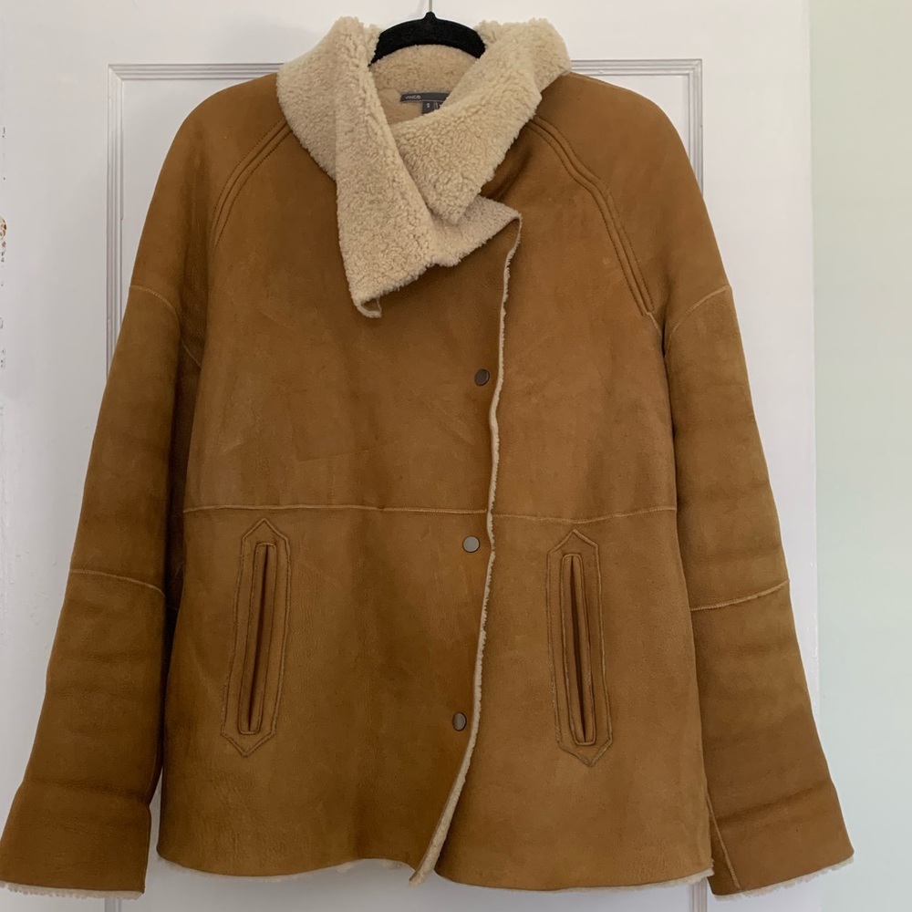 Vince Genuine Shearling Jacket Size S